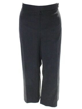 Marlowe Black Wool Trouser Pants Made in Italy